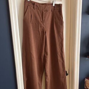 AE Brown Wide-Leg Trousers